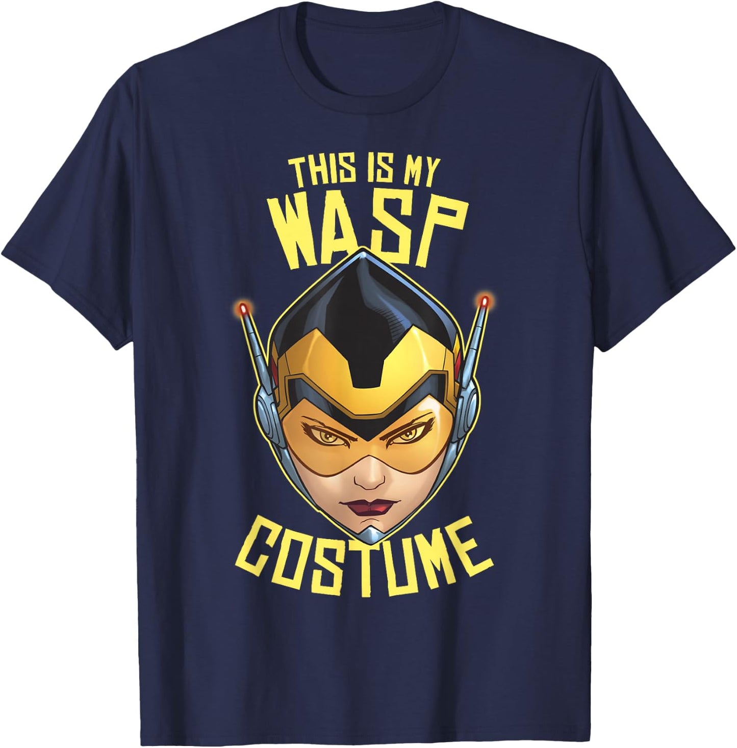Marvel The Wasp This is My Costume Halloween T-Shirt - T-Shirt | Navy