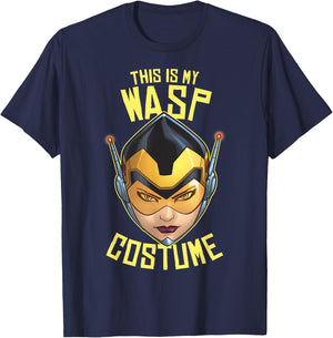 Marvel The Wasp This is My Costume Halloween T-Shirt - T-Shirt | Navy