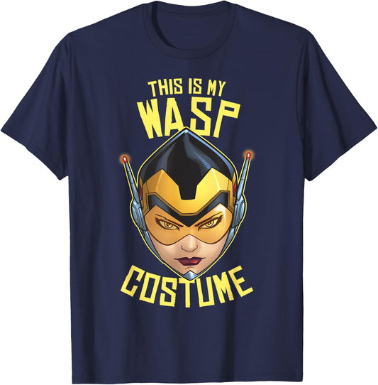 Marvel The Wasp This is My Costume Halloween T-Shirt - T-Shirt | Navy