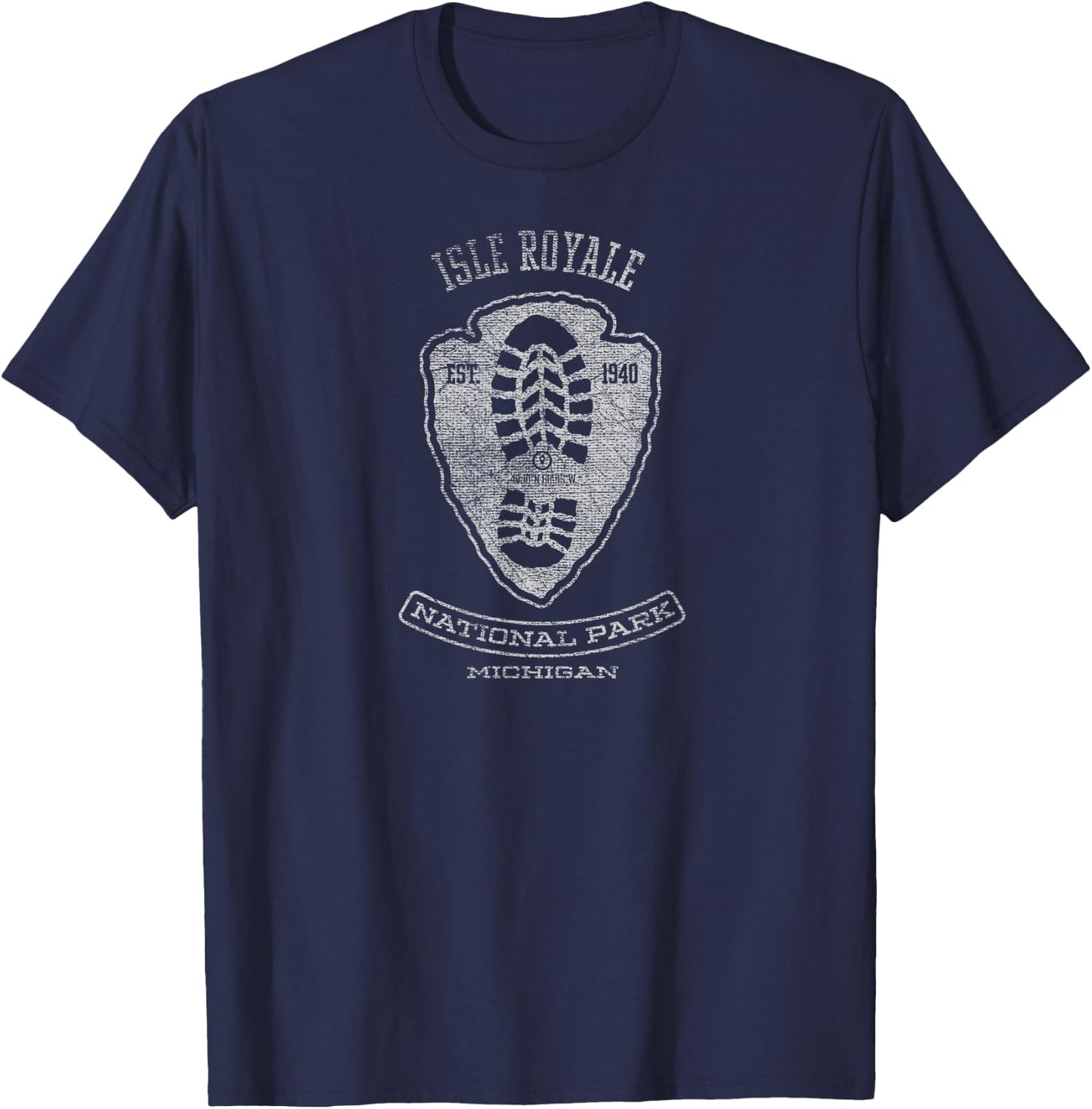 Isle Royale National Park Vacation T-Shirt - T-Shirt | Navy