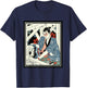Carpenter Japanese Samurai Warrior Armor Sword Fighter Mask T-Shirt - T-Shirt | Navy