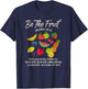 Vintage Retro Be The Fruit Christian Verse Spirit Galatians T-Shirt - T-Shirt | Navy