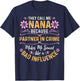 They Call Me Nana Because Partner in Crime Small T-Shirt - T-Shirt | Navy