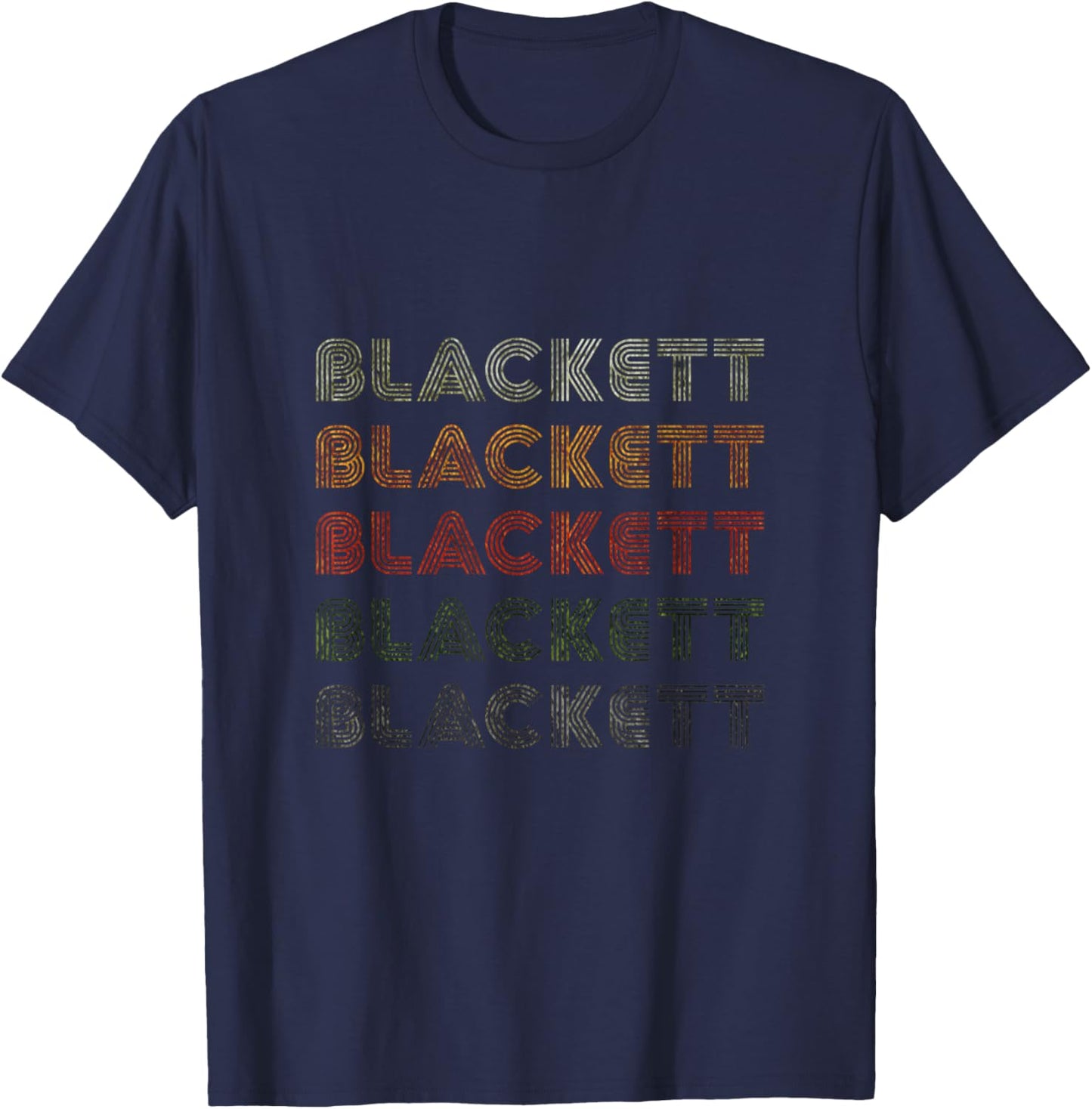 Love Heart Blackett Grunge Vintage Style Black Blackett T-Shirt - T-Shirt | Navy