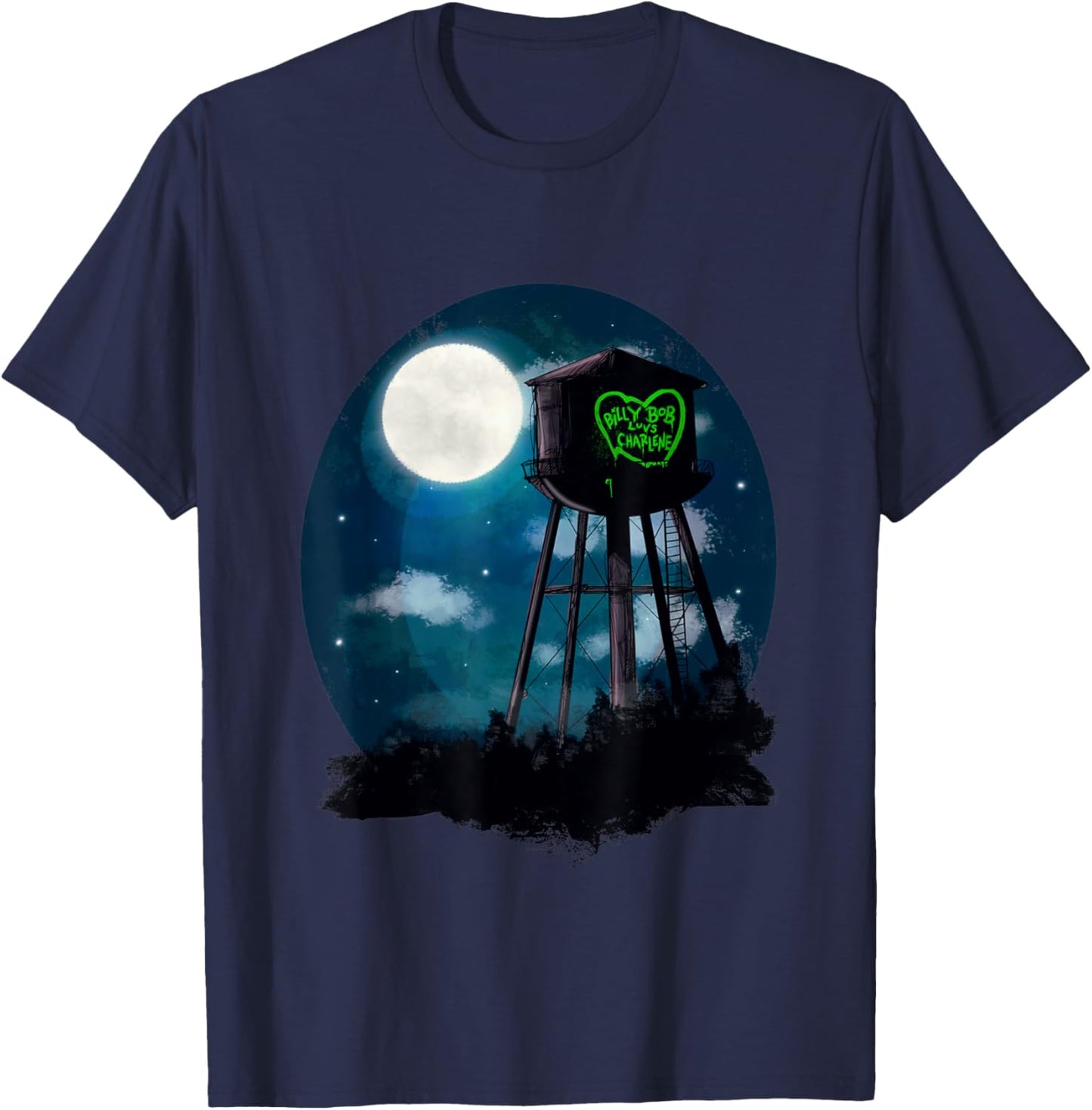 Billy Bob Loves Charlene T-Shirt - T-Shirt | Navy