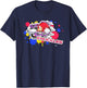 Sonic Racing Cross World Launch Knuckles T-Shirt - T-Shirt | Navy