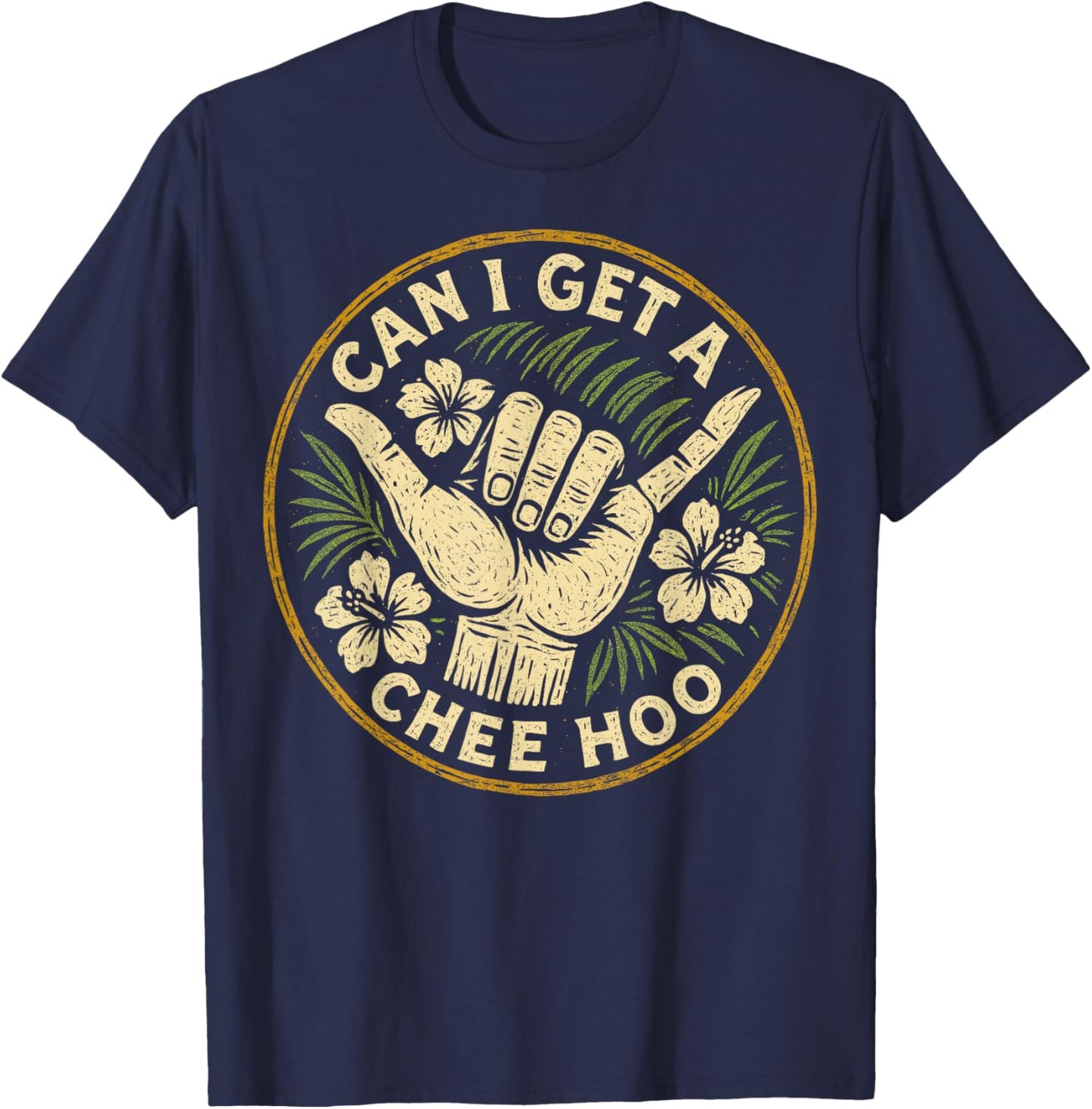 Pacific Islander Chee Hoo T-Shirt - T-Shirt | Navy