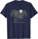 Supernatural White Full Moon and UFO Cryptkins Siren Head T-Shirt - T-Shirt | Navy