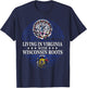 Living in Virginia With Wisconsin Roots T-Shirt - T-Shirt | Navy