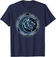 Celtic Wolf and Moon T-Shirt - T-Shirt | Navy