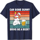Can Some Bunny Bring Me A Beer Funny Easter Day Vintage T-Shirt - T-Shirt | Navy
