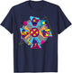 Marvel X-Men Jean Grey Cyclops Rogue Gambit 90s T-Shirt - T-Shirt | Navy
