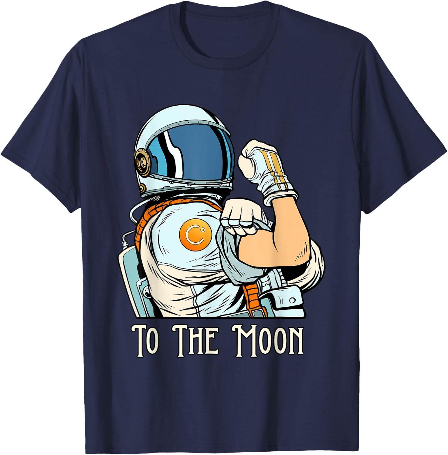Crypto Currency Talk CEL - Fun Celsius We Can Do It Merch T-Shirt - T-Shirt | Navy