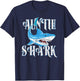 Auntie Shark Shirt, Funny Aunt Matching Gift T-Shirt - T-Shirt | Navy