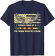 Proud Son Of A Vietnam War Veteran Military Vet's Child Gift T-Shirt - T-Shirt | Navy