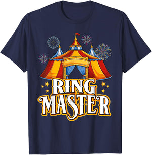Circus Ringmaster Carnival Crew Party Lovers kids boys girls T-Shirt - T-Shirt | Navy