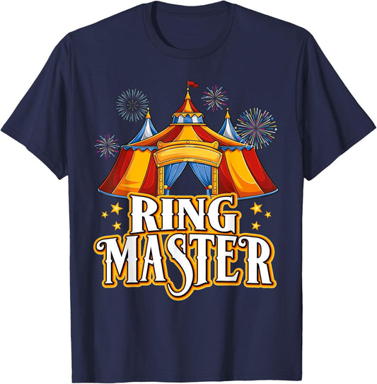 Circus Ringmaster Carnival Crew Party Lovers kids boys girls T-Shirt - T-Shirt | Navy