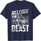 Release The Beast - Bodybuilder Sport Bodybuilding Gift T-Shirt - T-Shirt | Navy