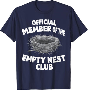 Official Member of the Empty Nest Club T-Shirt - T-Shirt | Navy