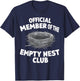 Official Member of the Empty Nest Club T-Shirt - T-Shirt | Navy
