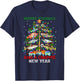 Merry Fishmas And A Crappie New Year Xmas For Fisherman T-Shirt - T-Shirt | Navy