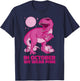 breast cancer awareness In October We Wear Pink dinosaur T-Shirt - T-Shirt | Navy