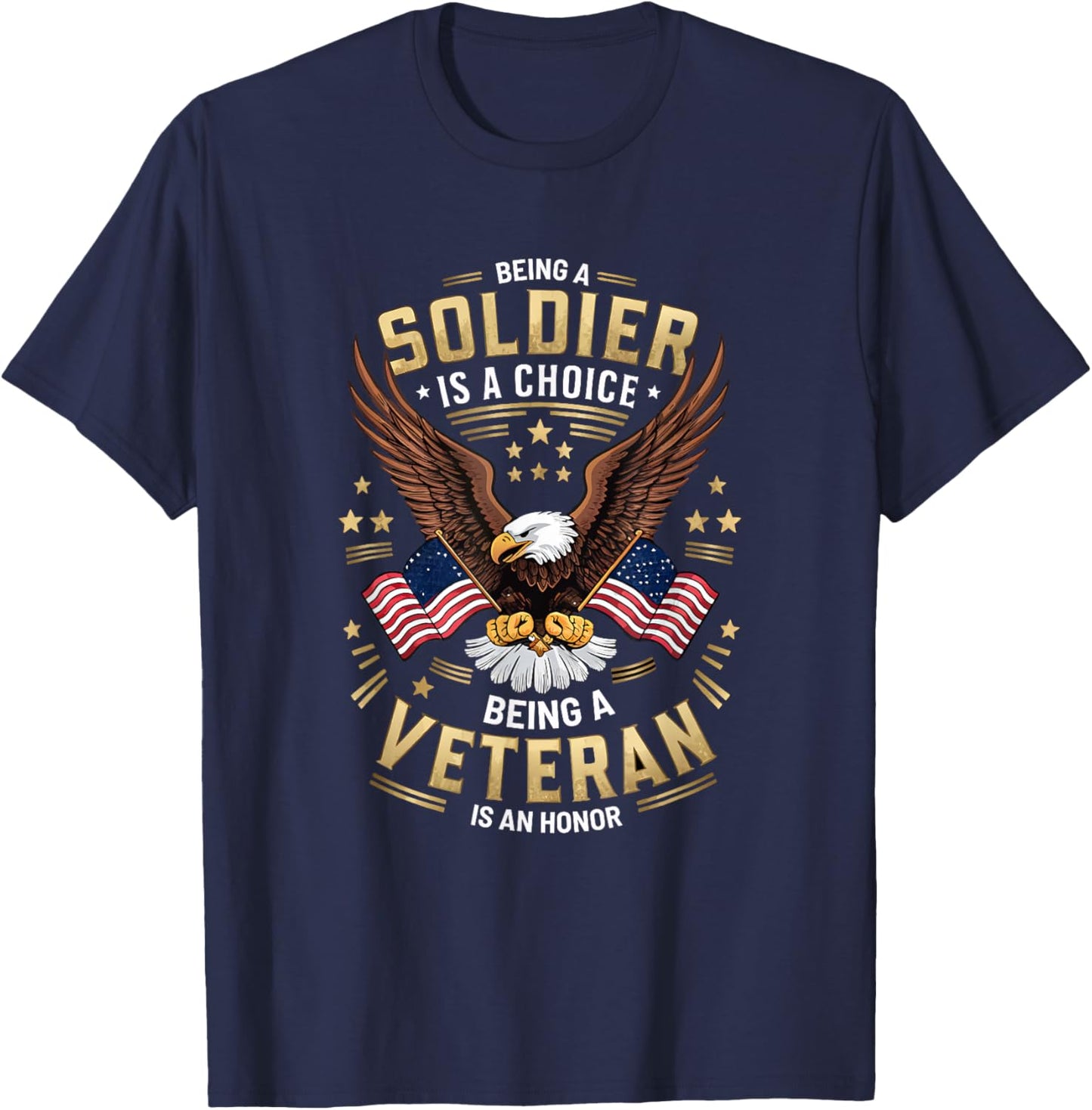 Veteran USA Veterans Day US Army America Veteran T-Shirt - T-Shirt | Navy