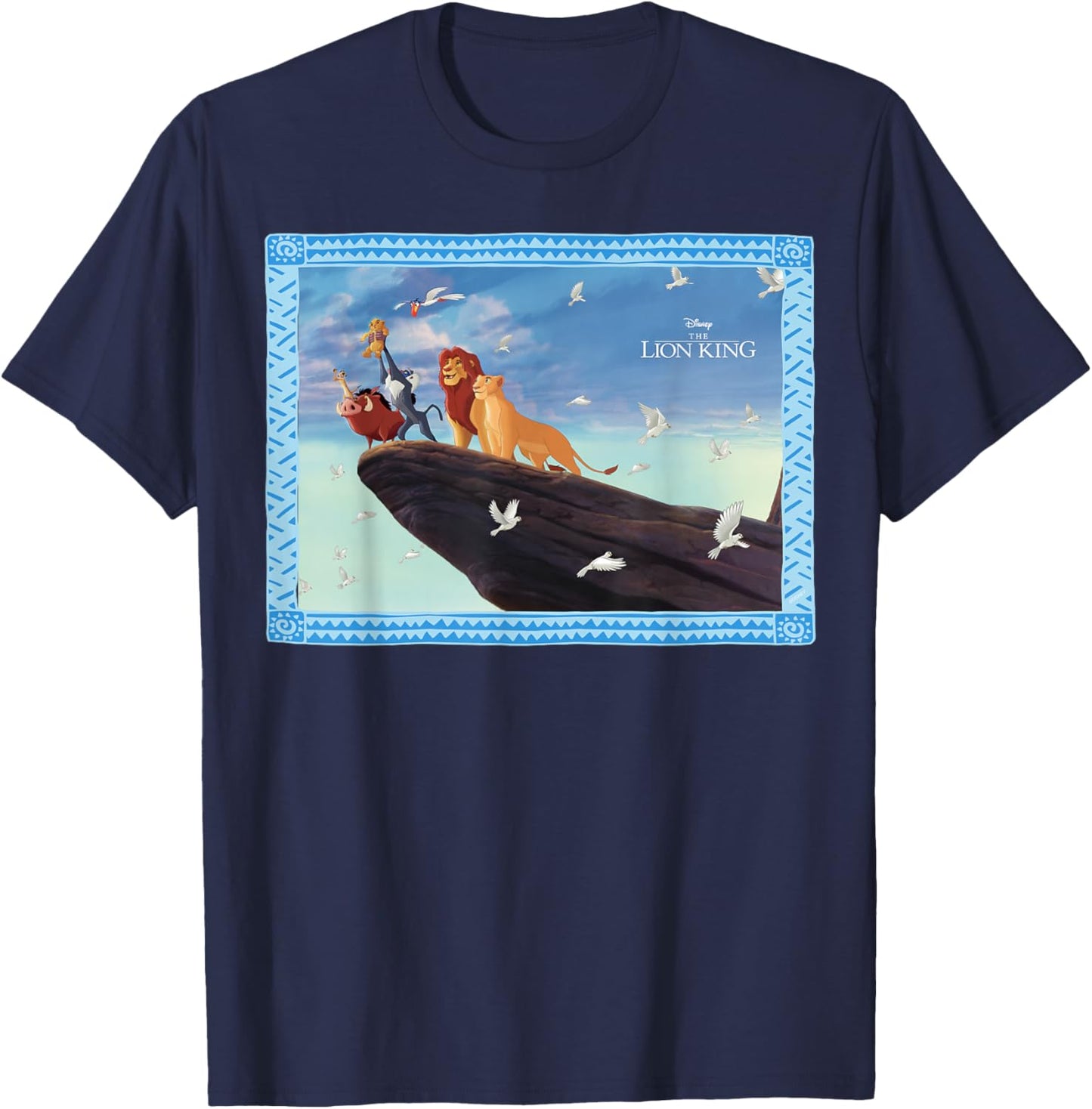 Disney The Lion King 30th Anniversary Pride Rock Finale T-Shirt - T-Shirt | Navy