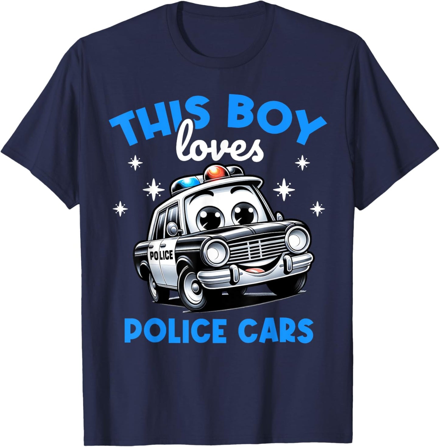 Kids Police Officer Product Costume For Boys And Girls T-Shirt - T-Shirt | Navy