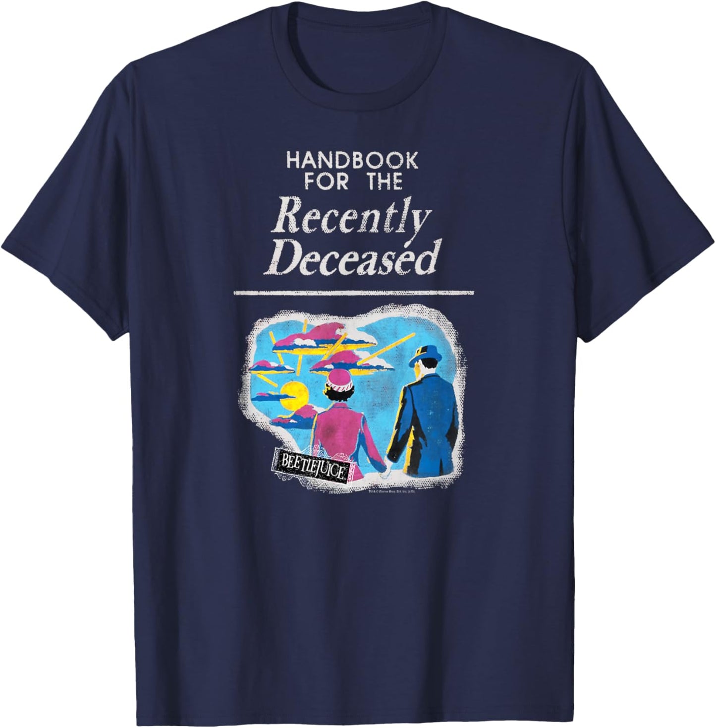 Beetlejuice The Handbook T-Shirt - T-Shirt | Navy