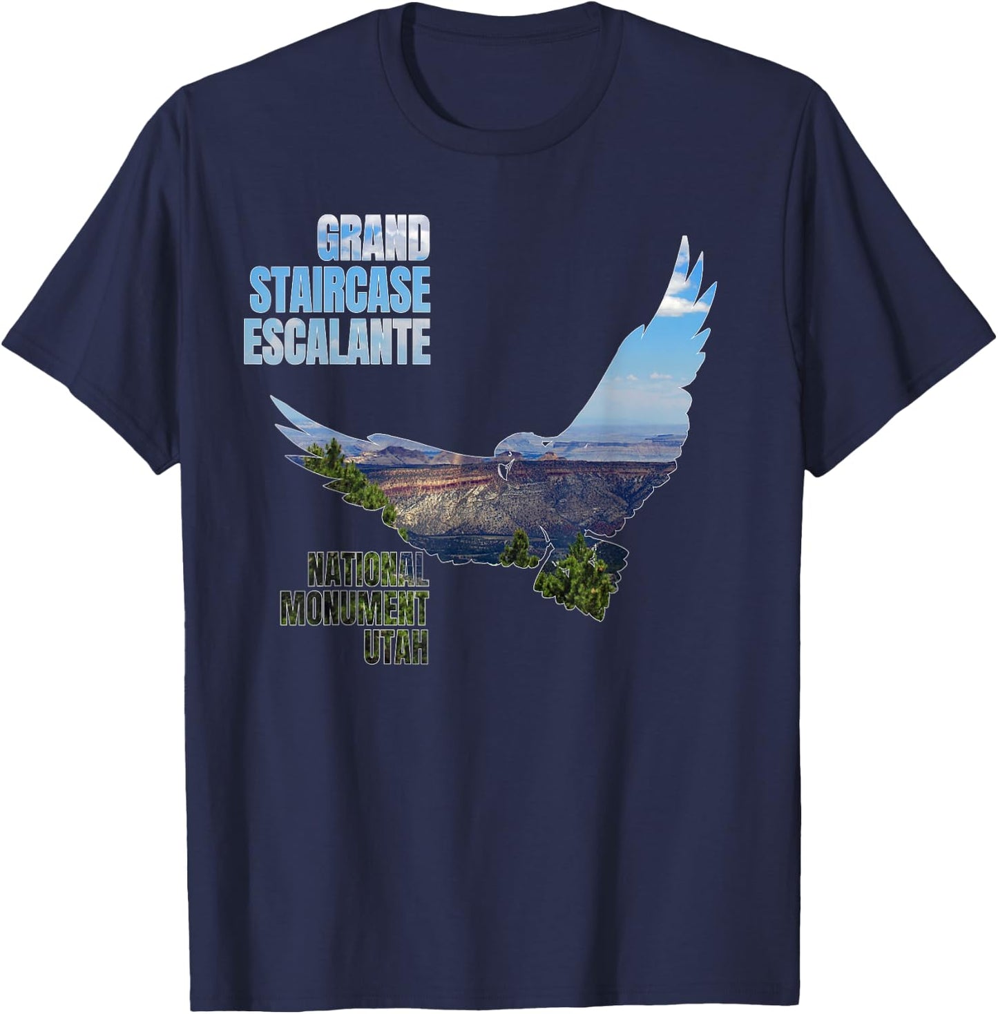 Grand Staircase Escalante T-Shirt - T-Shirt | Navy