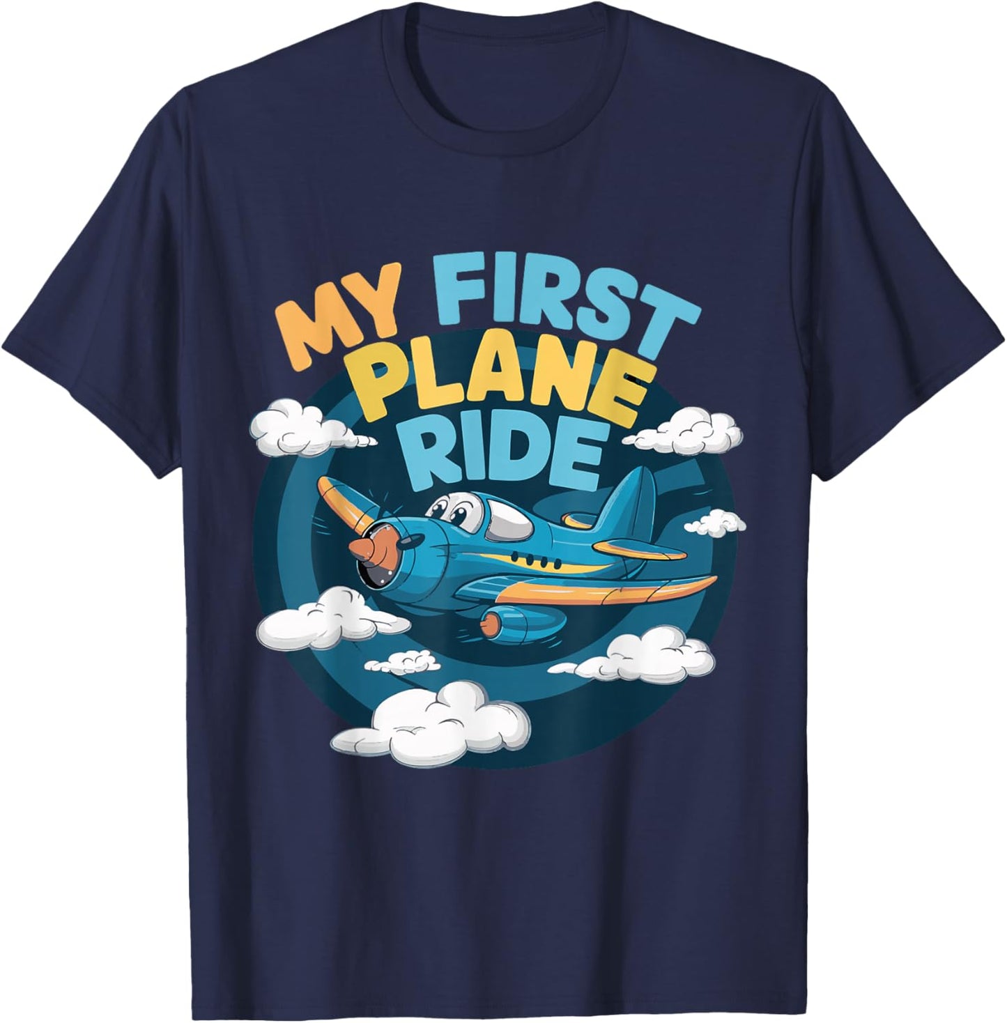 My First Plane Ride T-Shirt - T-Shirt | Navy