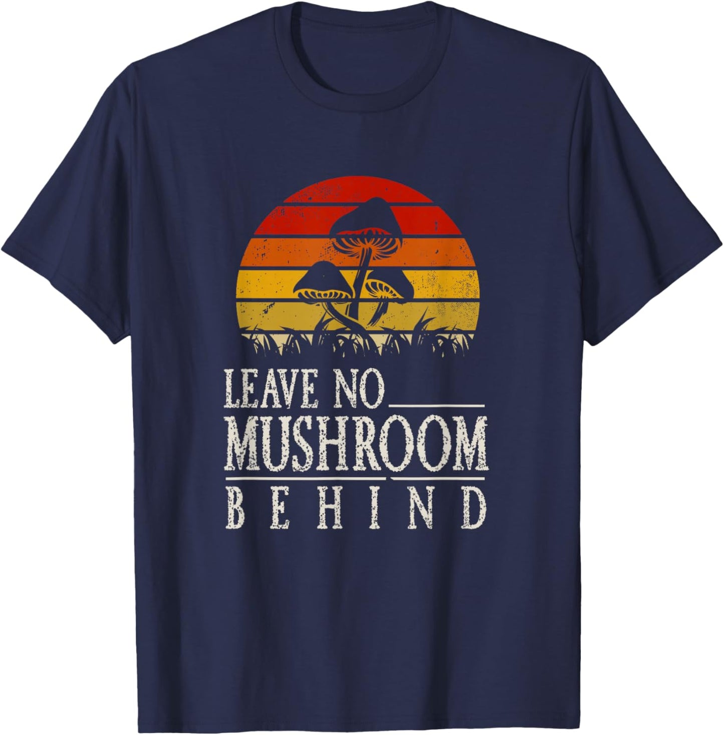 Funny Foraging Morels Fungi Mushroom Picker Mushroom Hunter T-Shirt - T-Shirt | Navy