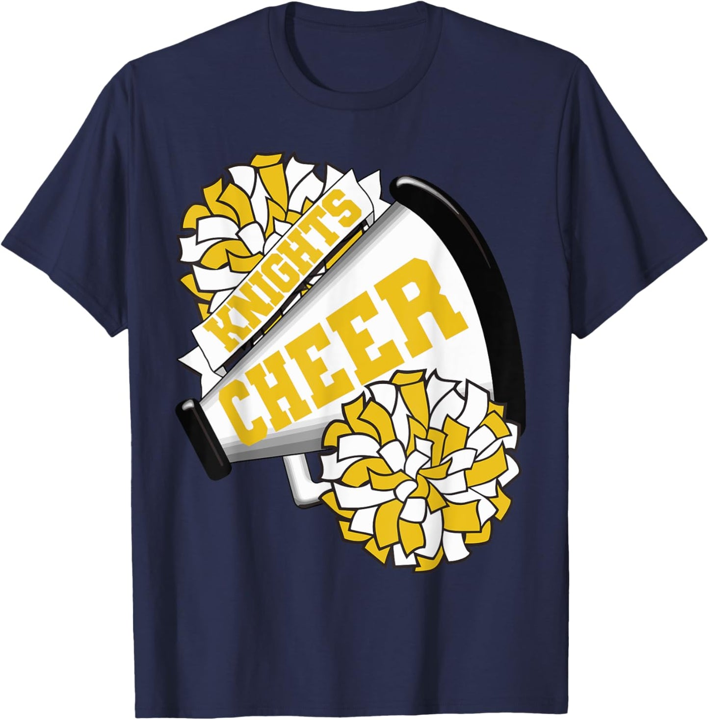 Knights Cheer Back To School Cheerleading Spirit GY T-Shirt - T-Shirt | Navy