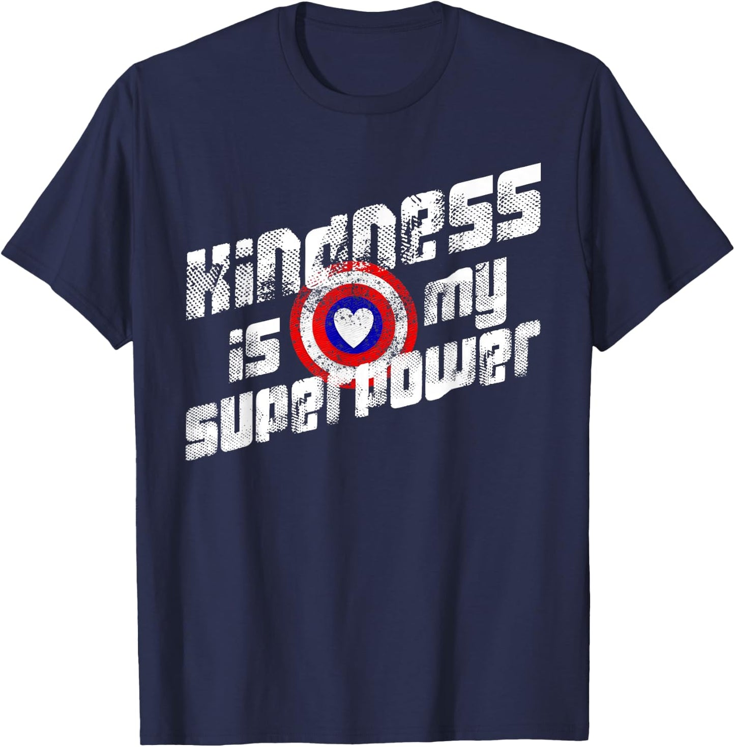 Anti Bullying Shirt Kindness is My Superpower T-Shirt - T-Shirt | Navy