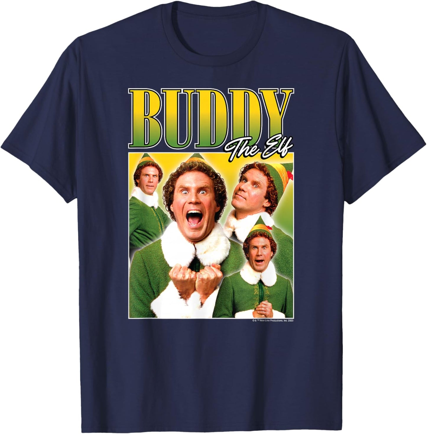 Elf - Buddy The Elf T-Shirt - T-Shirt | Navy