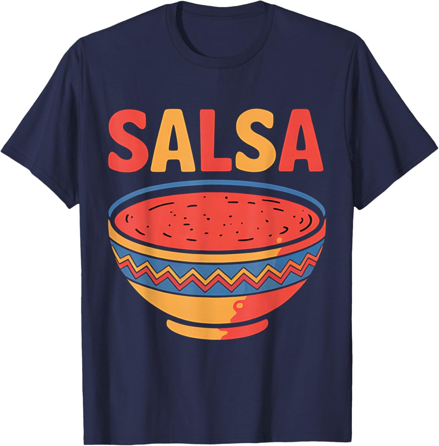 Chips and Salsa Matching Couple Cute Cinco De Mayo T-Shirt - T-Shirt | Navy