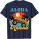 Boy Toddler Hawaiian-Shirt Aloha Hawaii Monster Truck Kids T-Shirt - T-Shirt | Navy