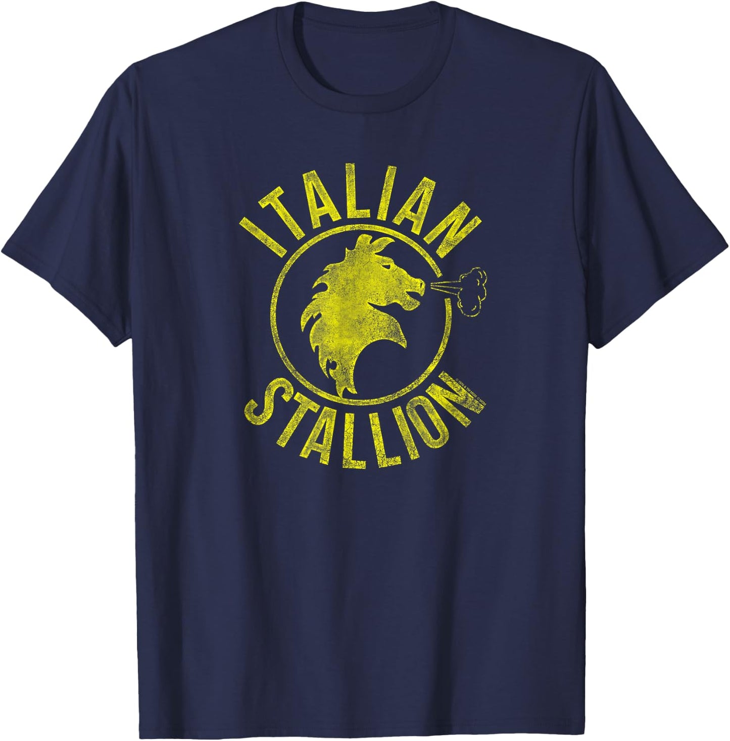 Rocky Italian Stallion Horse T-Shirt - T-Shirt | Navy