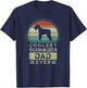 Coolest Schnauzer Dad Ever, Father's Day, Mini Schnauzer T-Shirt - T-Shirt | Navy