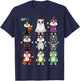 Bulldog Spooky Boo-Jee Horror Pumpkin Bulldog Halloween T-Shirt - T-Shirt | Navy