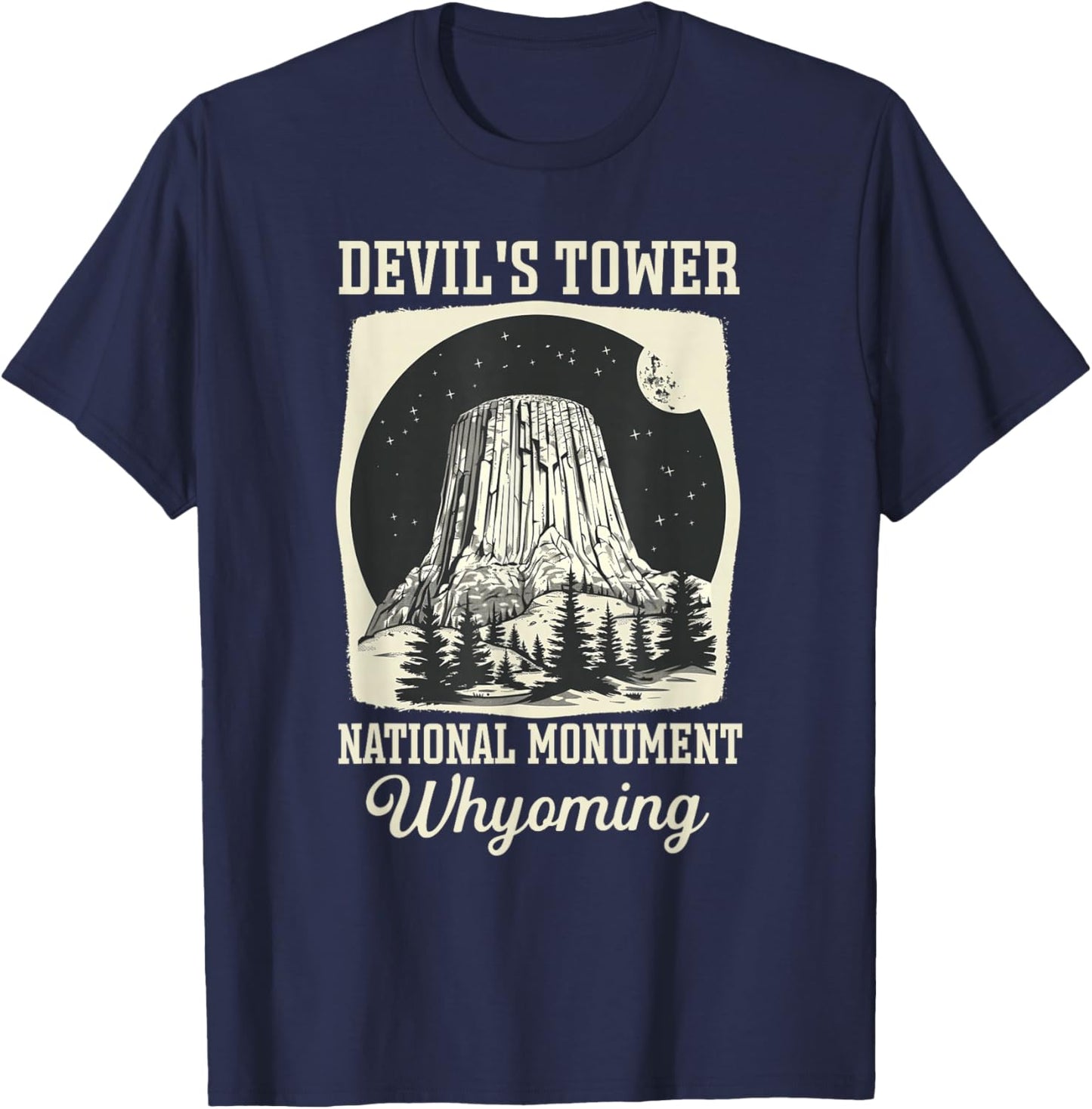 Devils Tower - Devils Tower T-Shirt - T-Shirt | Navy