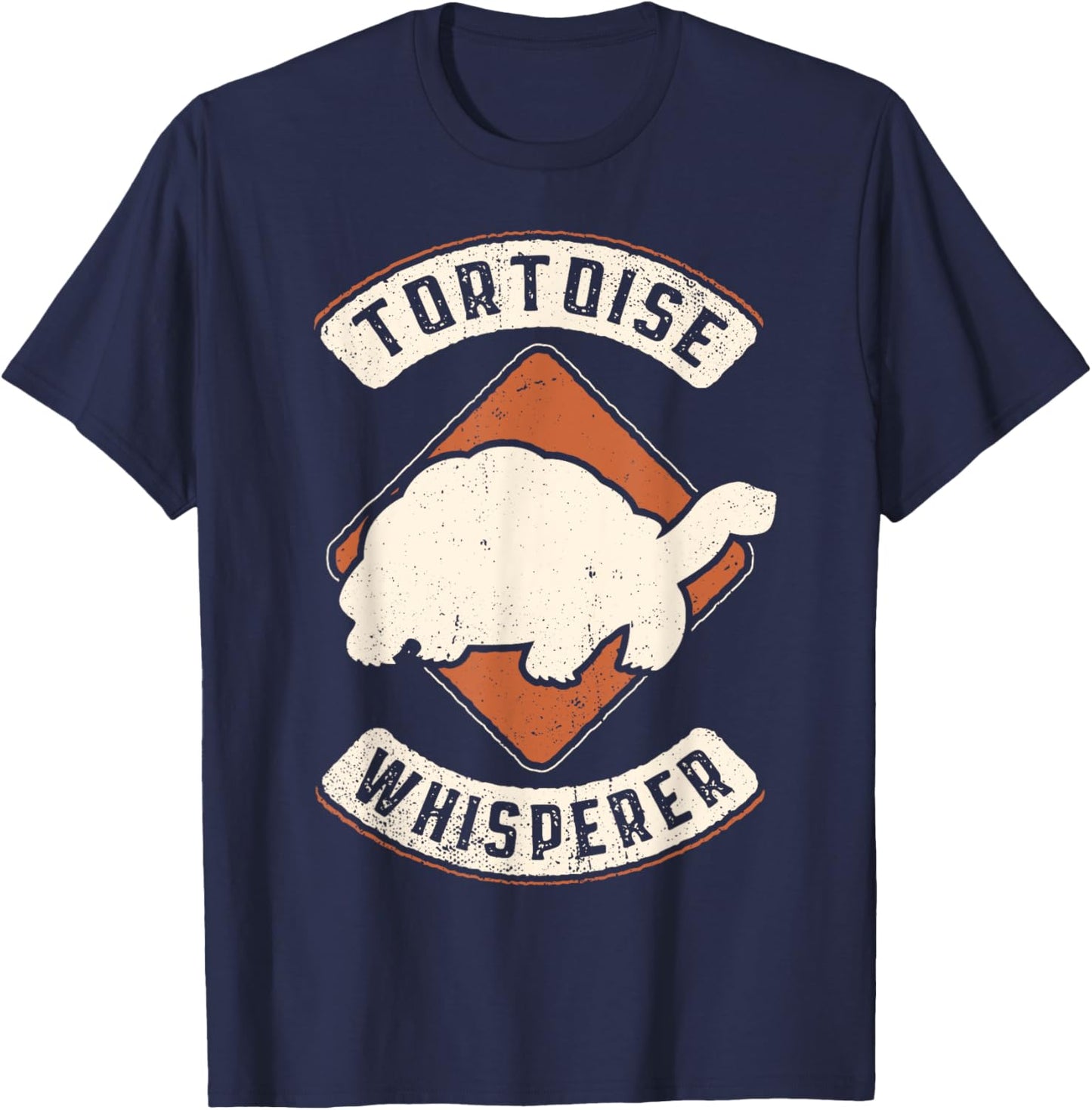 Tortoise Whisperer Vintage Classic Retro Animal Love T-Shirt - T-Shirt | Navy