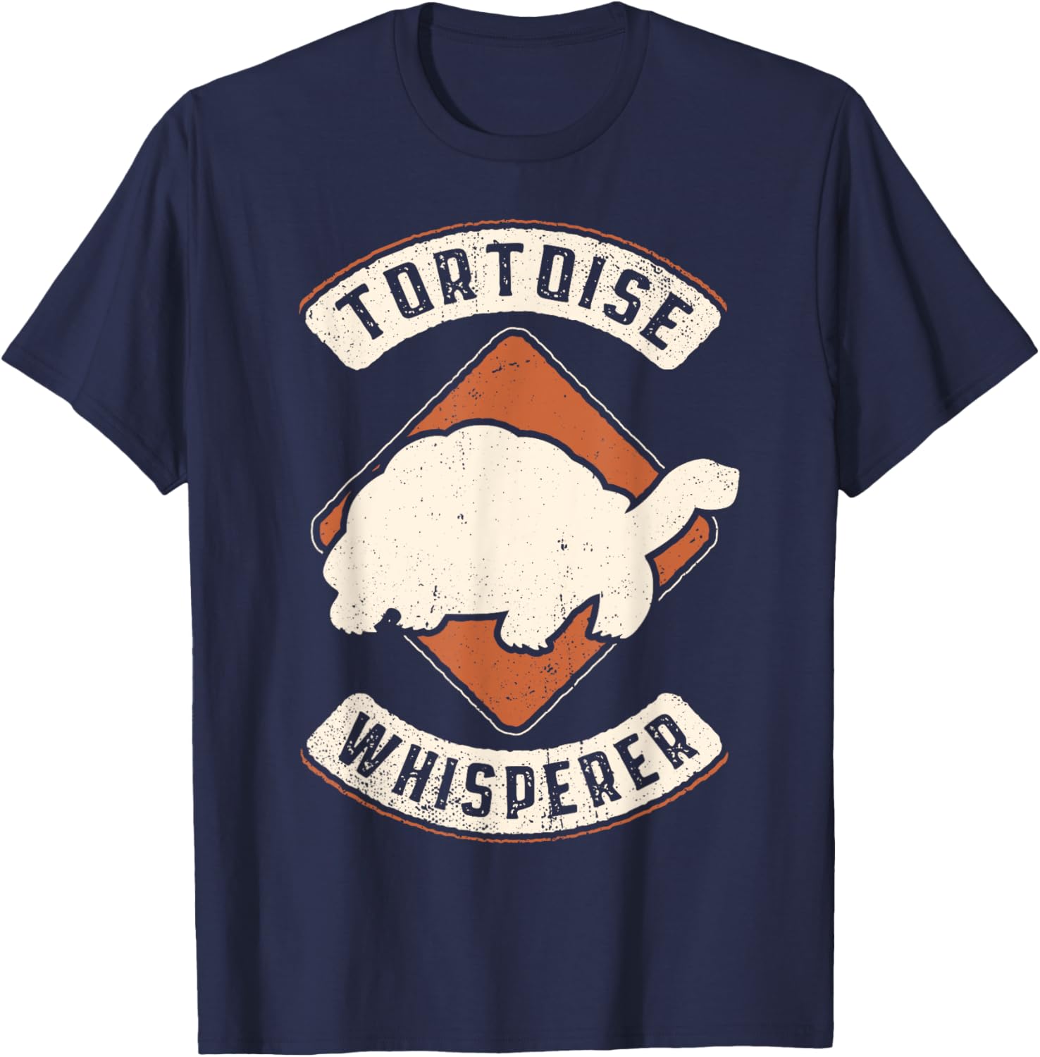 Tortoise Whisperer Vintage Classic Retro Animal Love T-Shirt - T-Shirt | Navy
