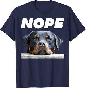 Rotweiller Nope Rottie Face Not Today Love My Rottweiler Dog Women T-Shirt - T-Shirt | Navy