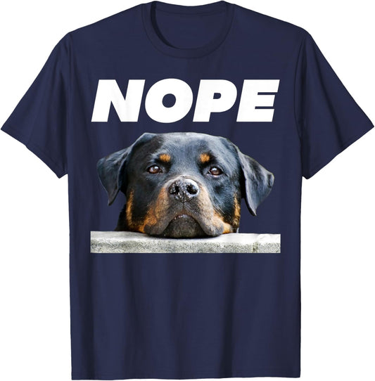 Rotweiller Nope Rottie Face Not Today Love My Rottweiler Dog Women T-Shirt - T-Shirt | Navy