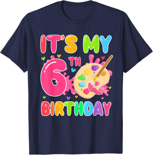 6 Years Old Artists It's My 6th Birthday Painting Art