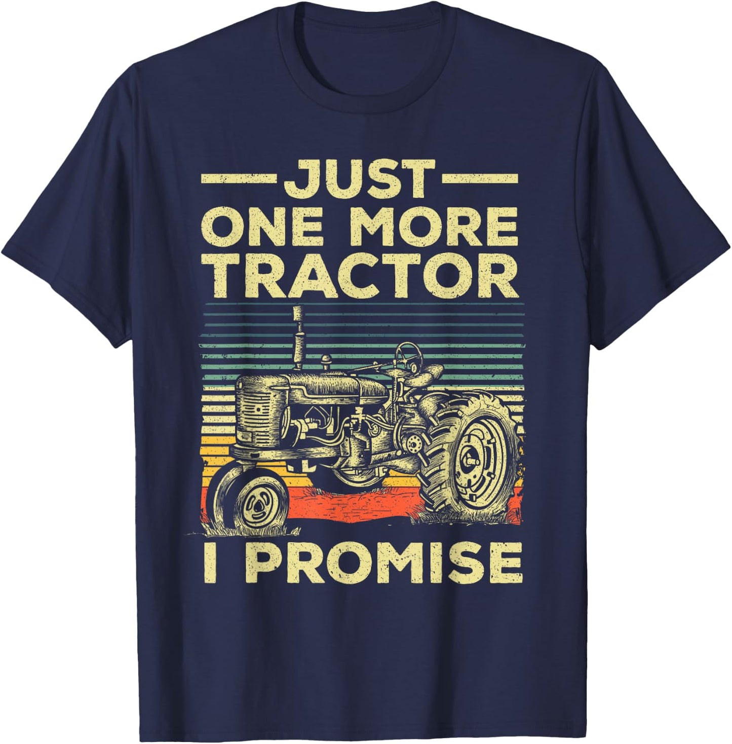 Cool Tractor Art Women Farming Truck Farmer Tractors T-Shirt - T-Shirt | Navy