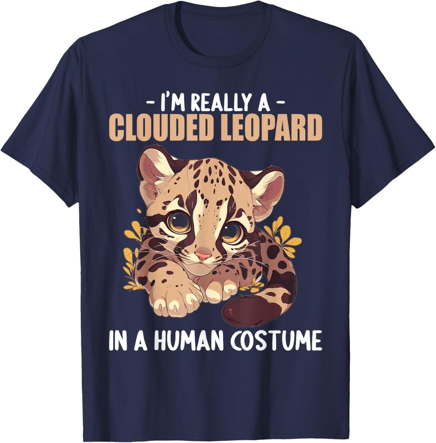 Clouded Leopards Clouded Leopard T-Shirt - T-Shirt | Navy