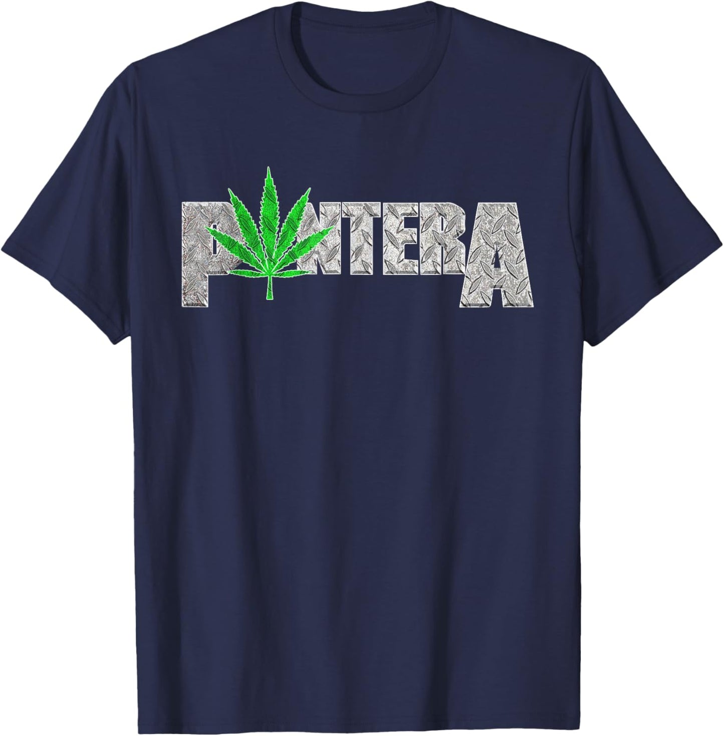 Official Pantera Leaf Logo T-Shirt - T-Shirt | Navy